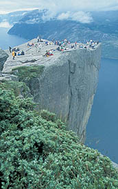 &quot;Prekestolen&quot; (Pulpit rock) in Lysefjorden